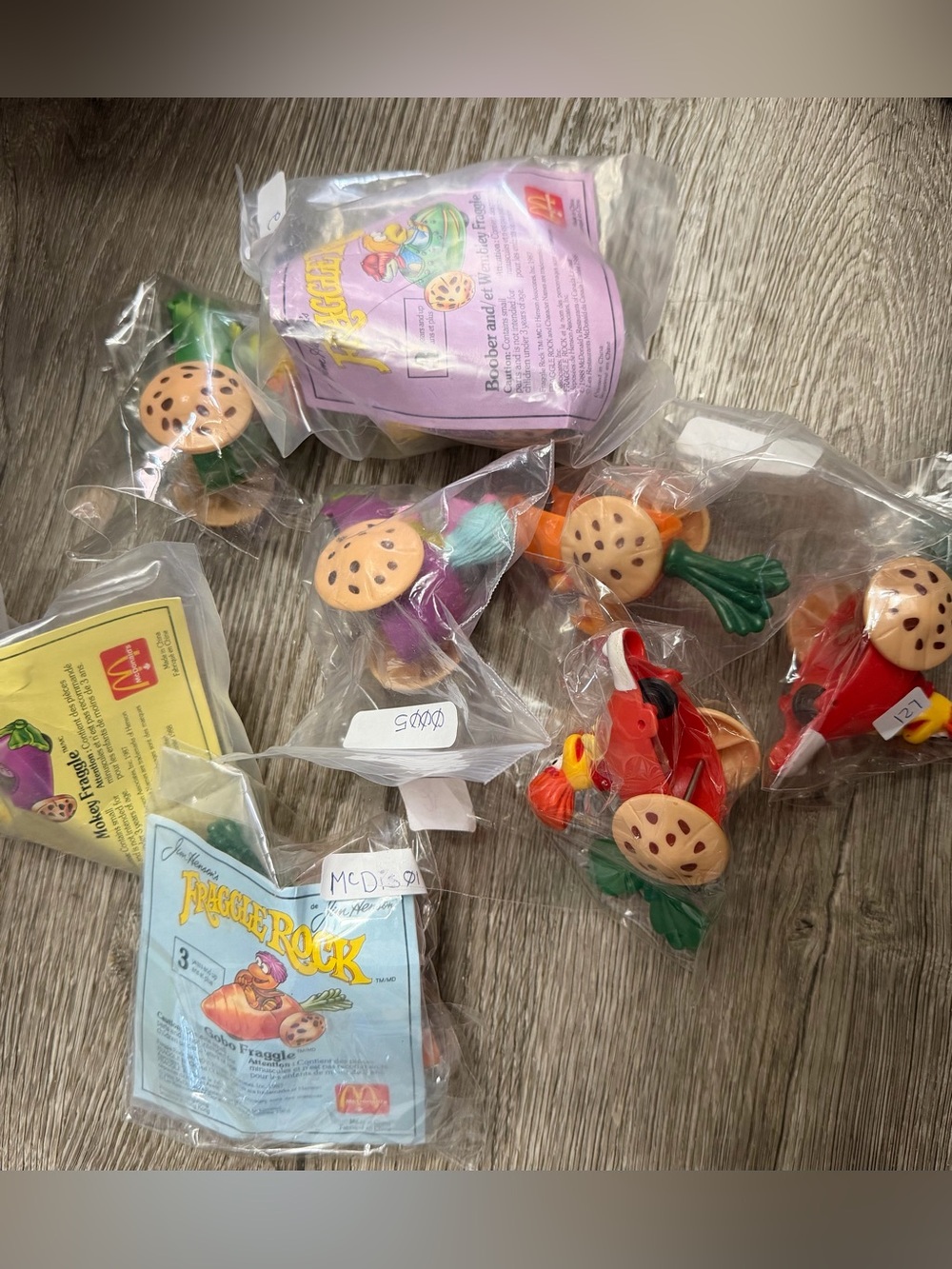 Lot of 8 McDonald’s Fraggle Rock Toys